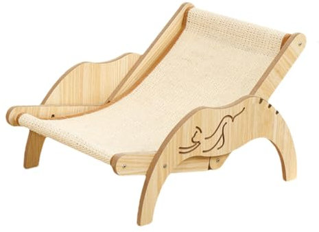 Silla de sisal para rascar para gatos | Silla de descanso para gatos | Silla hamaca de sisal para gatos, silla de descanso rascadora para gatos, silla de descanso de sisal para gatos, silla hamaca