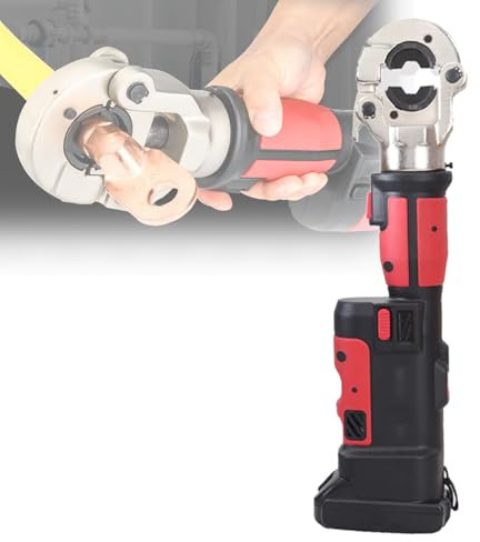 Hand Elektriker Zange, Akku Kabelschuhe Crimpwerkzeuge, Elektrisch Hydraulische Crimpzange, Kabel Crimper Akku Kabel Crimper FüR 10-300mm² Kupfer- Und Aluminiumklemmen