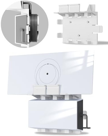 VANDESAIL Kompatibel mit Starlink Gen 3 Halterung, 3 in 1 Passend für Starlink Standard V3 Mesh Router und Power Supply Wandhalterung Router mit Kabelmanagement für Starlink V3&Gen3