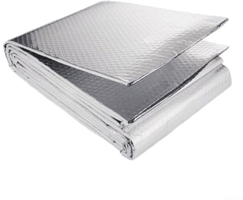 HpLive Pellicola isolante su entrambi i lati, 30 cm x 10 m, 3 mm, in alluminio riflettente, isolante termico, per veicoli, tetti, finestre, tubi