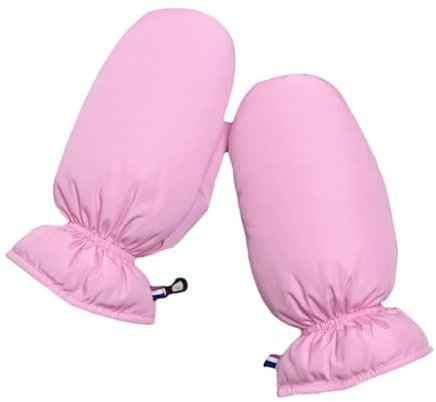 Dickly Radfahren Herren Daunenhandschuhe Damen Herbst Winter warme verdickte Daunen Skihandschuhe Fäustlinge Handschuhe für Winter, Radfahren, Ski, Violett