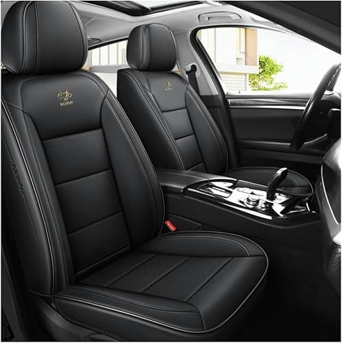 FROON Sitzbezüge Auto Autositzbezüge Universal Set für Audi Q3 S-Line/Q3 Quattro/Q3 Sportback/Q5/Q5 Auto Zubehör,Schwarz