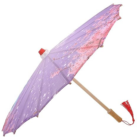 Holibanna Sombrilla Japonesa Decorativa De Papel Para Fotografía Estilo Antiguo Mango Para Bodas Escenarios y Decoración Artística
