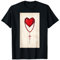 Catholicism Simple Rosenkranz Herz Ballon Faith T-Shirt