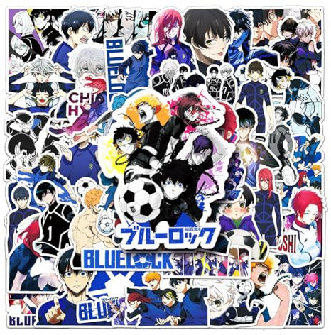 Rin Itosh Aufkleber 50 Stück Graffiti Decal Anime Isagi Yoichi Figur DIY Notebook Aufkleber für Laptop Telefon Gitarre Skateboard Fahrrad Dekorative Aufkleber