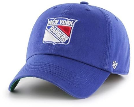 NHL Franchise Senior Kappe, OSFA (DE/NL/SE/PL, Alphanumerisch, L, Königsblau NY Rangers)