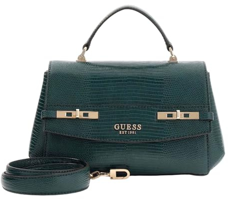 GUESS Umhängetasche Handtasche Melinda Top Handle Flap Bag Forest tannengrün