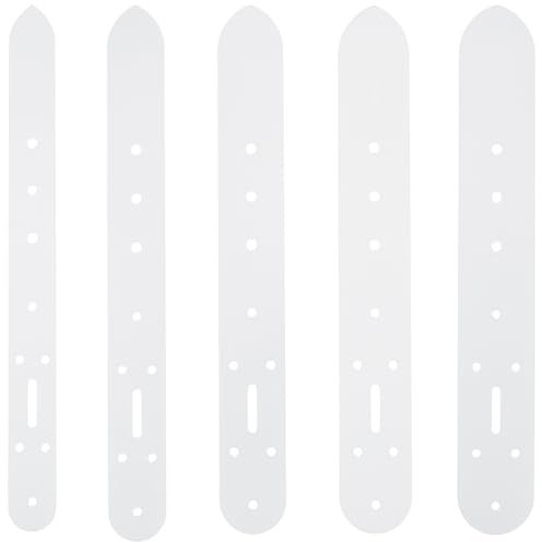 CABODYALS 5 Stück PVC Lochschablone Aus Transparentem Kunststoff Verschiedene Größen Für Präzises Stanzen von Löchern Gürteln Taschen Schnallen Und Hüten Ideal Zum Basteln von Lederarbeiten