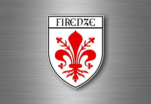 Akacha Sticker Adesivi Adesivo Stemma Etichetta Bandiera Auto Firenze Italia