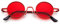 ADEWU Runde Sonnenbrille Hippie Vintage Street Style Cyberpunk Brillen Metallrand für Herren Damen
