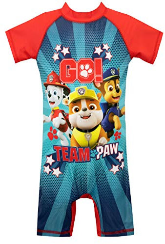 Paw Patrol Boys Swimsuit Red Age 3 to 4 Years