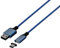 Konix Mythics Premium-Magnetladekabel 3 m Typ A zu C für Xbox Series X|S Controller - Hochgeschwindigkeitsladen - Blau