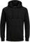JACK & JONES Herren Jjebasic Noos Hooded Sweatshirt, Schwarz, XXL EU
