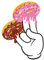 Aufkleber Two in the Pink Donuts Shocker Fun Sticker für Kfz Auto Motorrad Bus Wohnwagen Laptop Handy Kühlschrank Selbstklebend Tuning Zubehör R130 (Design 1)