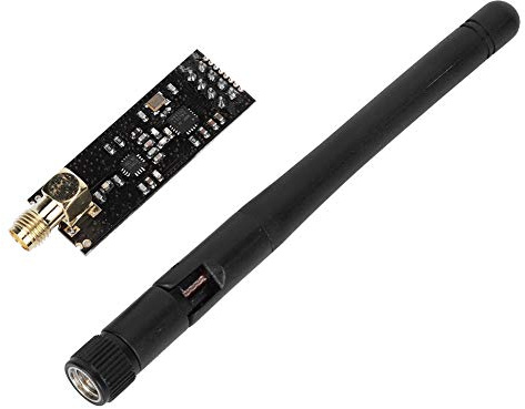 NRF24L01 Funkmodul mit Leistungsverstärker und LNA bis 520 Meter Reichweite, 3,3V Betriebsspannung, +20 dBm Ausgangsleistung, hohe Empfindlichkeit -250 kbit/s