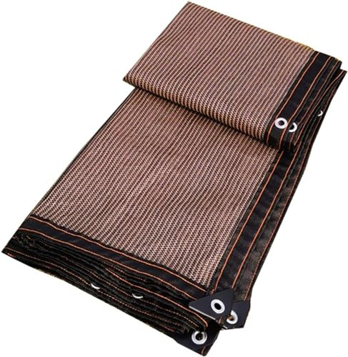 Filet Anti Chaleur Filet D'ombrage pour Pergola, 85% Renforce ÉPaissir Voile Ombrage, Filet Coupe-Vent avec Oeillets,pour La Couverture VéGéTale/Serre/Jardin/Pergola