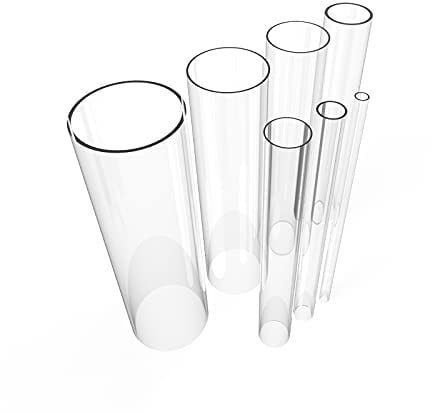 nattmann Rohr Acrylglas Rohr Glasrohr 500 mm (40mm/36mm (außen/innen))