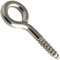 OPIOL QUALITY® Ösenschraube Edelstahl A2 V2A 4,5x44mm (30 Stück) Schraube Auge Haken Schraubösen Schraubhaken Augenschrauben Schraubösen Ringschraube Öse Holzgewinde