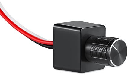 acegoo 12V Dimmer PWM Dimmschalter Kontrolleur 4A für Boot Wohnmobil Wohnwagen Camper Auto, für Dimmbare LED-Lampen, Halogen, Glühlampe, Einzelfarbe LED Streifen Beleuchtung, Kontrolle Helligkeit