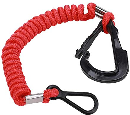 BESSTUUP Boot Sicherheit Kill Stop Switch Connector Lanyard Cord Kompatibel mit Mercury Mercruiser Bootsmotoren, Ersatz für Ihr altes Schlüsselband.