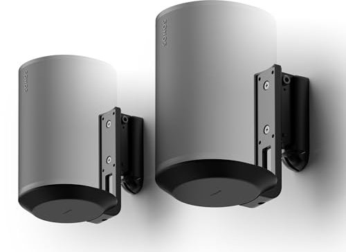 Flexson Wandhalterung für Sonos ERA100 - Schwarz (Paar)