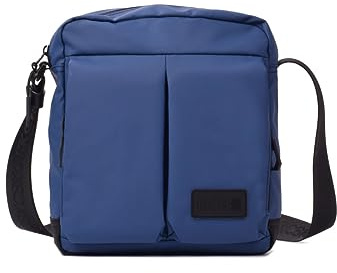 KCB Skid Herren-Umhängetasche | Praktisches Design | Mehrzwecktasche | Ideal für den Alltag | Verstellbare Griffe | 100 % Vegan, Blau