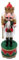 Glac Store Carillon Giostrina Natalizio Soldatino Schiaccianoci in Legno di Alta Qualità - Movimento Meccanico - Melodia Natalizia - Ideale per Regali di Natale (Scettro Base Tonda)