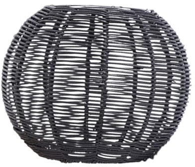 AWHAO Retro-Hängelampenschirm Geflochtener Rattan Hängelampenschirm Deckenleuchte Kronleuchter Abdeckung für Hotel Home Küche Wohnzimmer, Stil M