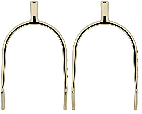 QANYEGN Sporen aus Zinklegierung, Damensporen, schmale Sporen aus Zinklegierung aus Messing für Frauen und Junge Mädchen (Gold)