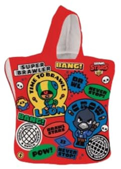 Brawl Stars Poncho - It's Summer Kids, Multicolor, Einheitsgröße