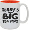 Fauntin Gifts Personalised Big Mug - Funny Gift - Create Your Own Coffee or Tea Cup - Custom Name - Orange
