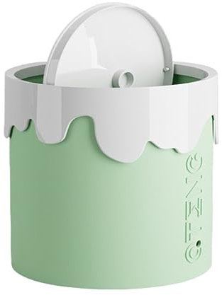 YGDYFDC Poubelle Poubelle maison hôtel salon chambre toilettes salle de bains grande valeur grande cuisine créative avec couvercle poubelle Poubelle Ménagère(Green)