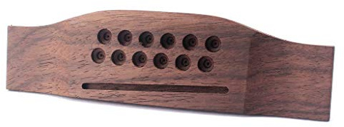 XANHOY Puente de repuesto para guitarra acústica de 12 cuerdas