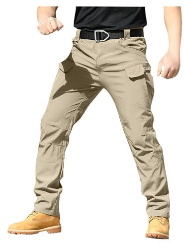 Générique Pantalon Tactique Homme X7 Cargo Treillis Militaire Randonnée Chasse Pantalon de Travail avec Plusieurs Poches,XS-4XL