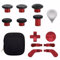 13 in 1 Metal Thumbsticks for Xbox One Elite Series 2 Controller Accessories with 6 Joysticks, 4 Paddles, 2 D-Pads, 1 Adjustment Tool (Red)