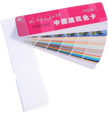 Homoyoyo 1 Impostato cartella colori vernice Carta campione colori vernice Palette colori vernice Colori vernici per esterni carte tavolozza colori campioni di vernice plastica