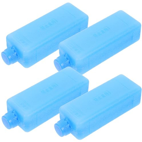Homoyoyo 4PCS Ice Packs for Air Conditioner,4.52Inch Ice Crystal Boxes Portable Air Conditioner Accessories for Traveling Camping Hiking