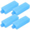 Homoyoyo 4PCS Ice Packs for Air Conditioner,4.52Inch Ice Crystal Boxes Portable Air Conditioner Accessories for Traveling Camping Hiking