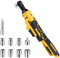 Bekasa Cordless Ratchet Wrench for DeWalt 18V 20V, 3/8 Electric Ratchet Wrench with 7 Sockets 260RPM Cordless Ratchet Kit 1/4 Adapter Extended Electric Wrench for Furniture, Auto Repair