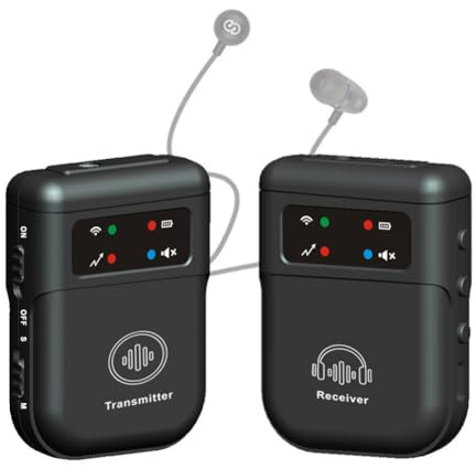 Mono-Stereo-umschaltbare Monitor-Kopfhörer, 2,4 G kabelloses In-Ear-Monitorsystem, ABS-In-Ear-System für Studio-Probe Live