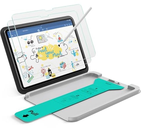 ESR 2 Stück Paper-Feel Schutzfolie für iPad Pro 11 Zoll M5/M4, 9H Härte