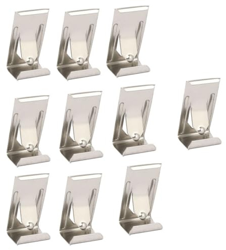 HORIALENCE Lot de 60 Crochets Métalliques pour Cadre Photo Pinces à Ressort Petites Tailles en Fer Solide Accessoires à Suspendre Murale pour Photos Toiles et Cadres Bois