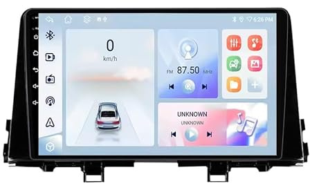 9 Pollici Android 16.0 Autoradio Car Radio Bluetooth Navigazione GPS per Kia picanto 2017-2020 Car Stereo Supporto comandi al Volante WiFi 4G Dual USB(HM602 4 Core Wifi 1+32GB)