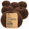 HANSA-FARM | 100% Baby Alpakawolle in 50+ Farben (kratzfrei) - 300g Set (6 x 50g) - weiche Alpaka Wolle zum Stricken & Häkeln in 6 Garnstärken by Hansa-Farm - Schoko (Dunkel-Braun)