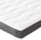 Amazon Basics Comfort Memoryschaum Matratzenauflage, Plüsch, 140 x 190 cm, 7 cm Höhe, weiß