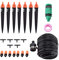 Zerodis Kit de Riego por Goteo Ajustable, Tubo de Distribución en Kit de Riego Automático para Jardineros, Jardines, Césped, Hierbas, Jardines