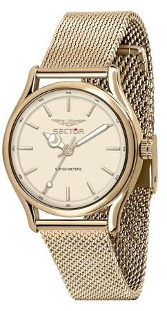 Sector No Limits Orologio da donna, Collezione 660, in Acciaio, IP oro beige - R3253517502