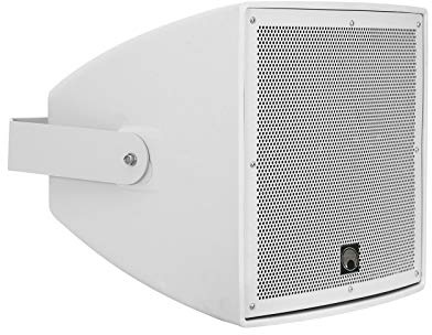 OMNITRONIC ODX-215T Installationslautsprecher 100V weiß | Wetterfester 15-Wandlautsprecher mit Halterung, 400 W RMS