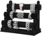 BUZIFU Bracelet Holder 3 Tier Black Watch Bracelets Velvet Jewellery Stand Scrunchy Organizer Watch Display Jewelry Display Stand Holder for Showing Watches Bangles & Bracelets (Black)