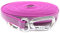Twinkys Dog Style Schleppleine gummiert mit Sicherheitskarabiner 20 mm breit für Hunde bis 50 kg - MIT Handschlaufe 5 Meter Pink Made in Germany